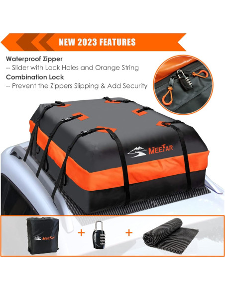 Bolsa de Techo Impermeable MeeFar 20 Pies Cúbicos Universal