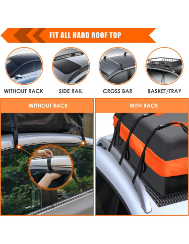 Bolsa de Techo Impermeable MeeFar 20 Pies Cúbicos Universal