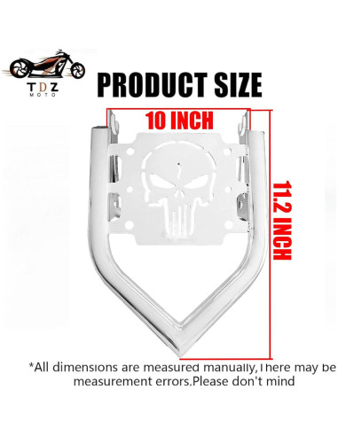 Soporte de Equipaje Desmontable TDZ para Harley 2009-2025