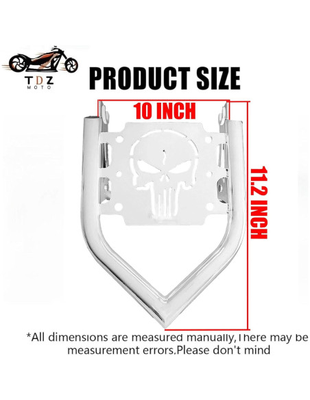 Soporte de Equipaje Desmontable TDZ para Harley 2009-2025