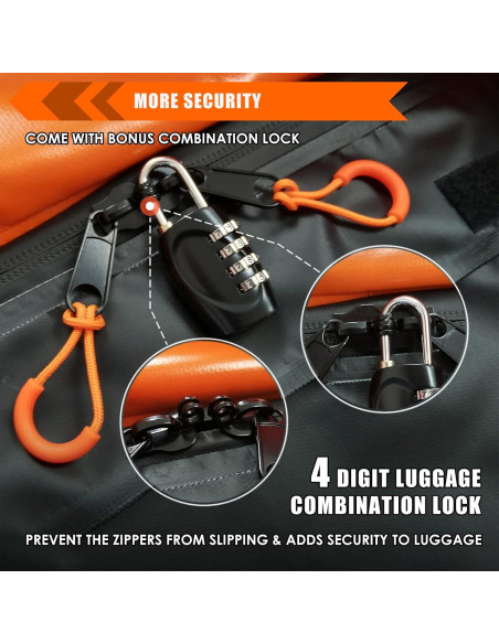 Bolsa de Techo Impermeable MeeFar 20 Pies Cúbicos Universal