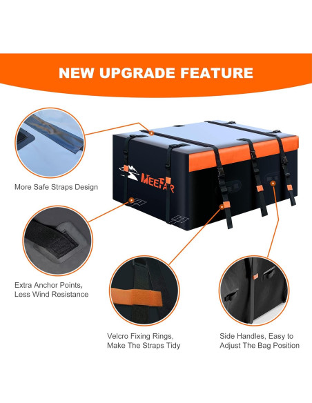 Bolsa de Techo MeeFar 20 Pies Cúbicos Impermeable