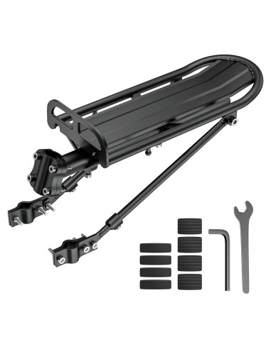 Portaequipajes Trasero Aluminio Outtag 25 kg Ajustable