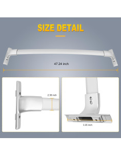 Barras Transversales de Techo OCPTY para Nissan Murano 2015-2021 2