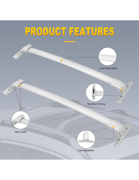 Barras Transversales de Techo OCPTY para Nissan Murano 2015-2021