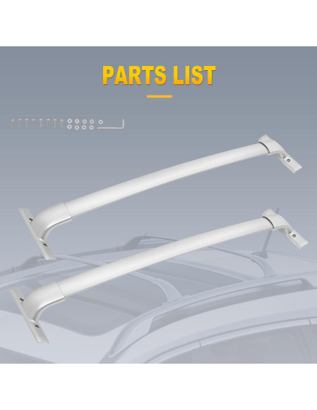 Barras Transversales de Techo OCPTY para Nissan Murano 2015-2021