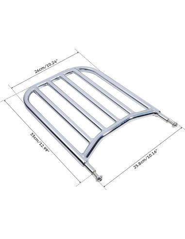 Soporte de Respaldo Sissy Bar TCMT para Indian 2017-2024