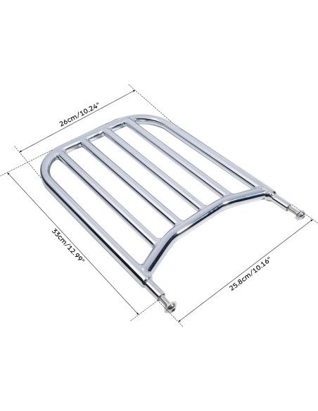 Soporte de Respaldo Sissy Bar TCMT para Indian 2017-2024