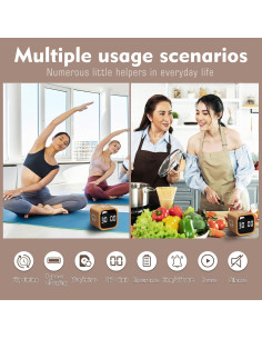 Temporizador Pomodoro VEWINGL F4, 5-60 min, recargable 2