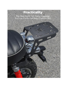 Soporte de Equipaje Trasero KEMIMOTO para Monkey 125 2018-2025 2