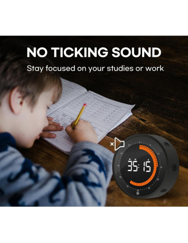 Temporizador Digital Visual CREAVIVA 60 Minutos Pantalla Grande