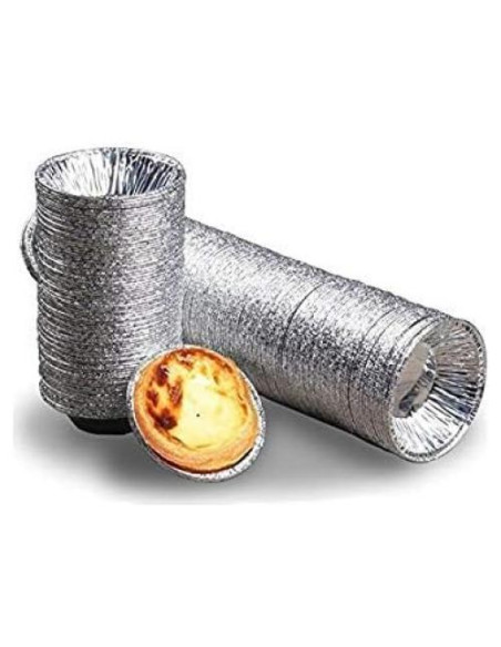 250 Moldes Desechables de Aluminio Onwon para Tartas y Cupcakes