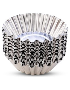 20 Moldes Desechables de Aluminio JOGILBOY para Tartas Mini