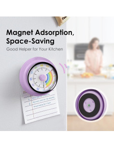 Temporizador Visual Teeloray Arcoíris Magnético 60 Minutos 2