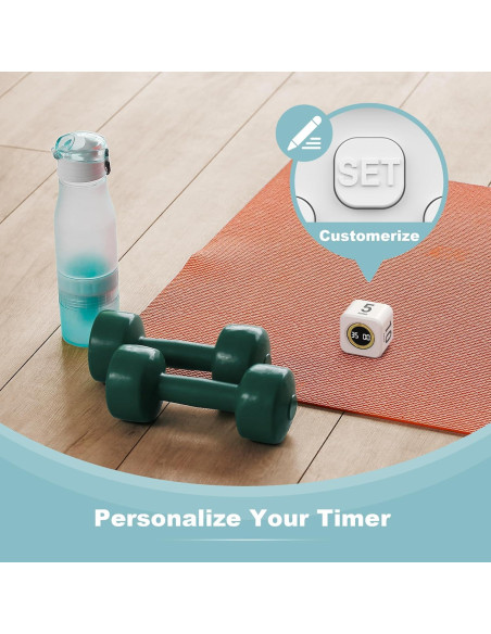 Temporizador Visual Pomodoro KADAMS Blanco 5/10/25/50 Min Temporizador Visual Pomodoro KADAMS Blanco 5/10/25/50 Min