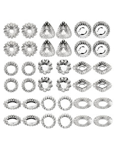 Set de 36 Moldes para Tartas Dicunoy - Variados 6,35-7,62 cm