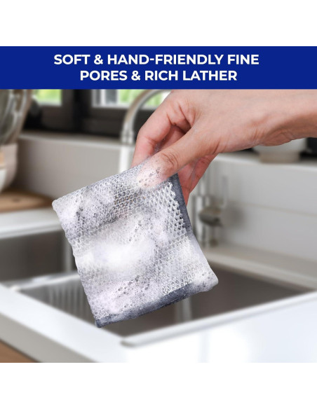 12 Paños de Cocina Reutilizables Wangjinpeng 20x20 cm