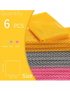 6 Trapos de Lavado de Platos BAIKAFU 100% Poliester 2