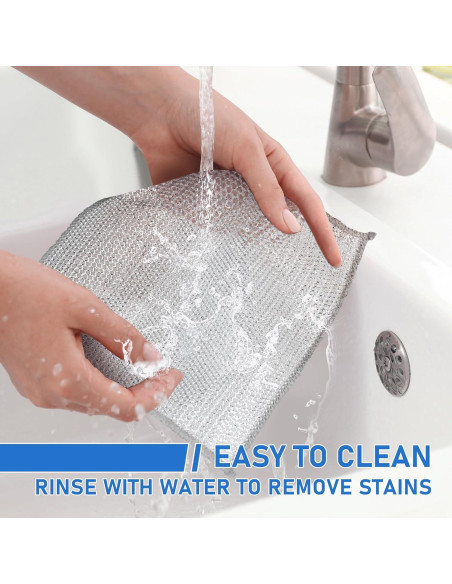 Juego de 10 paños de microfibra Aidoclip 20x20 cm