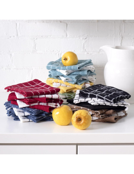 Juego de Paños de Cocina RITZ 100% Algodón 6 Unidades Verde Cactus