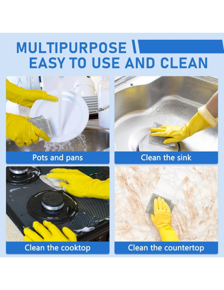 Juego de 10 paños de microfibra Aidoclip 20x20 cm