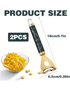 Desgranador de Maíz CANIPHA MA1339 Acero Inoxidable 2 Pcs 2