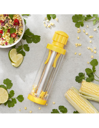 Destripador de Maíz Deluxe RSVP Amarillo 26.67 cm Apto Lavavajillas