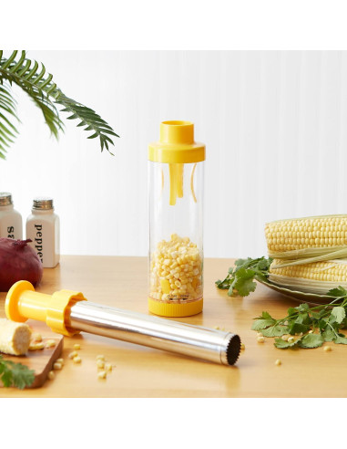 Destripador de Maíz Deluxe RSVP Amarillo 26.67 cm Apto Lavavajillas