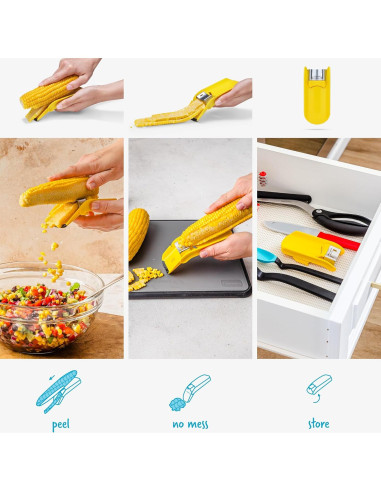 Desgranador de Maíz Dreamfarm Corpeel Amarillo Manual