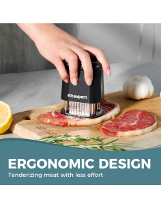 Ablandador de Carne KITEXPERT con 56 Cuchillas de Acero Inoxidable 2