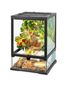 Tanque de Reptiles de Vidrio 45.72x30.48x30.48 cm Binano