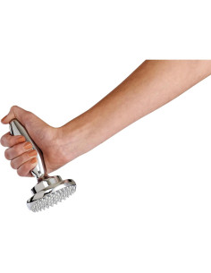 Aplanador de Carne Doble HIC Kitchen 835g Acero Inoxidable 2