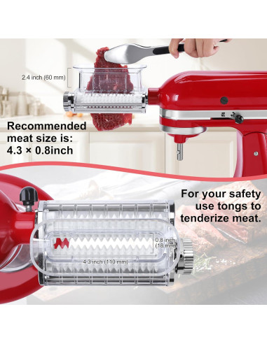 Ablandador de Carne Kitchenaid 3 Grosor Ajustable 0.91kg
