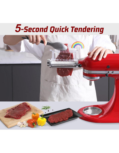 Ablandador de Carne Kitchenaid 3 Grosor Ajustable 0.91kg