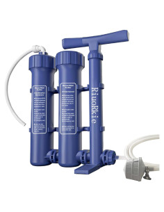 Purificador de Agua RIUORKIE 3 Etapas 1.5L/min Camping Emergencia