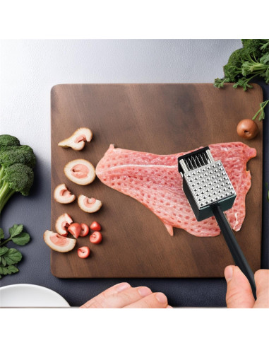 Ablandador de Carne 2 en 1 EASYLEE con Agujas de Acero Inoxidable