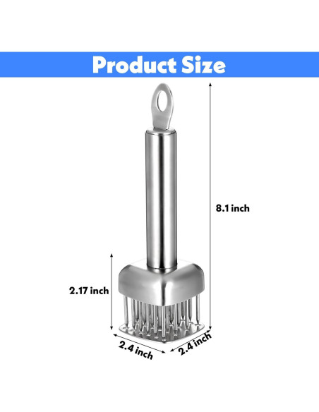 Ablandador de Carne Acero Inoxidable 304 JOUTYFOR 20,57 cm