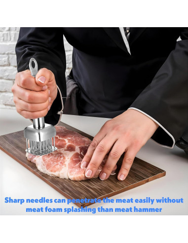 Ablandador de Carne Acero Inoxidable 304 JOUTYFOR 20,57 cm