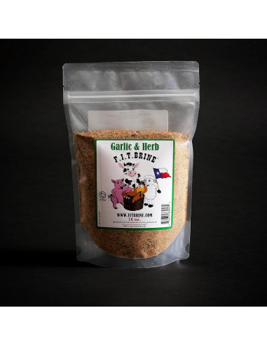 FIT Brine Ajo y Hierbas 450g - Ablandador de Carne Natural