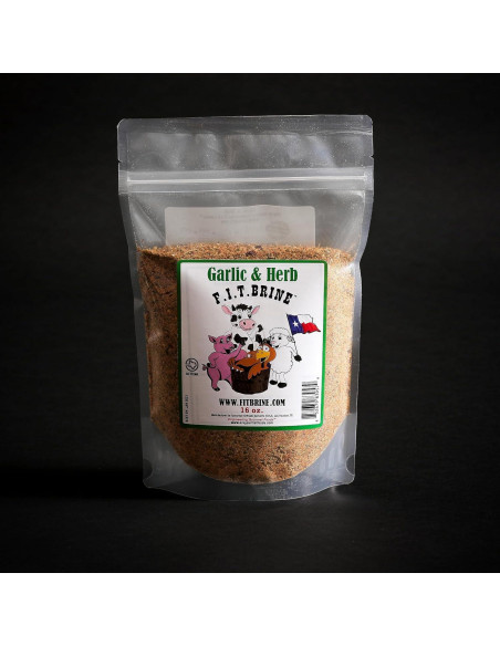 FIT Brine Ajo y Hierbas 450g - Ablandador de Carne Natural