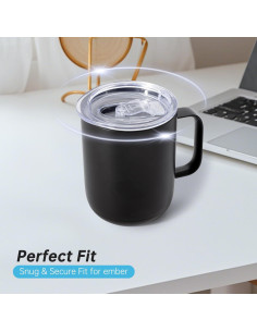 Paquete de 2 tapas de repuesto para taza Ember 10 oz 2