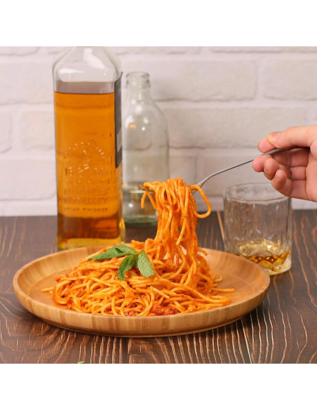 Juego de Platos de Cena de Bambú ZTHapwa 2 Piezas 25,4 cm