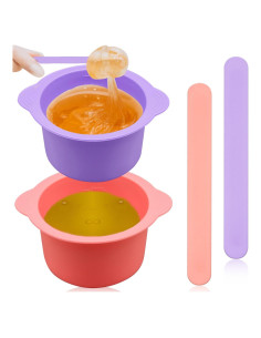 Juego de 2 Forros de Silicona para Calentador de Cera HINGTAI