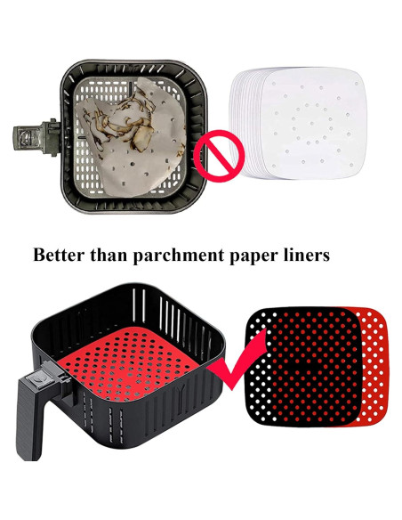 Forros de Silicona ZEPELOFFY 21.5 cm Reutilizables Antiadherentes