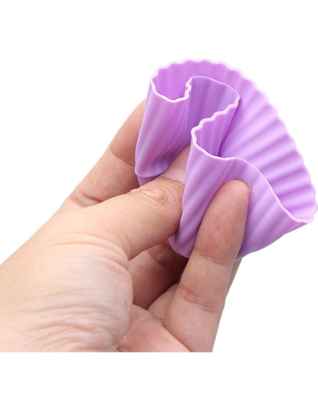 Set 36 Moldes Silicona Reutilizables Para Muffins y Cupcakes