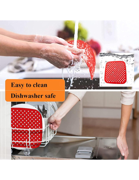 Forros de Silicona ZEPELOFFY 21.5 cm Reutilizables Antiadherentes