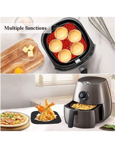 Forros de Silicona ZEPELOFFY 21.5 cm Reutilizables Antiadherentes