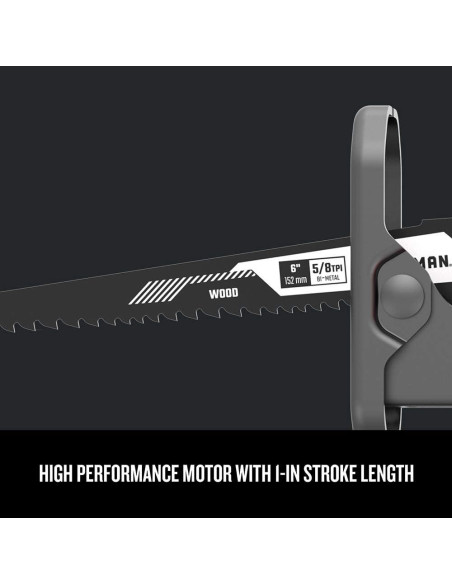 Sierra Recíproca Inalámbrica CRAFTSMAN V20 3000 RPM 36.83 cm