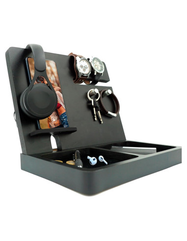 Organizador de Escritorio Namore MDF Negro 25x20x29 cm