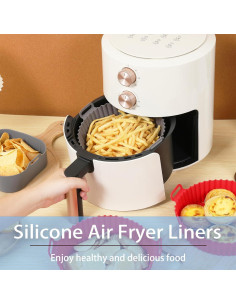 Forros de Silicona 2 Pcs para Freidora de Aire 16.5 cm 2